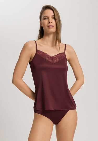 Lilith Lace Trim Camisole | Vivid Brown 70837-2421